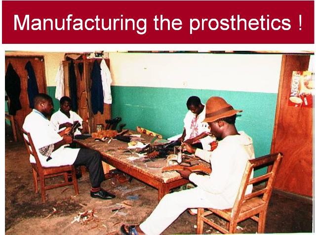 Sajocah Bafut - manufacturing prosthetics